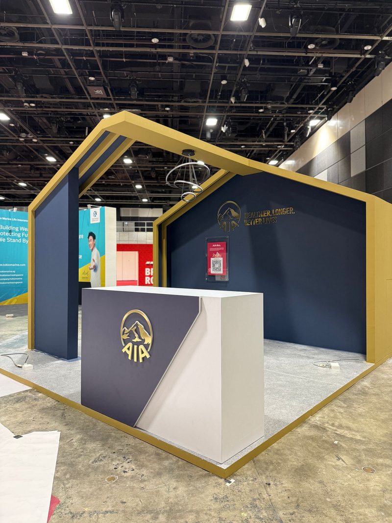 Custom exhibition booth build