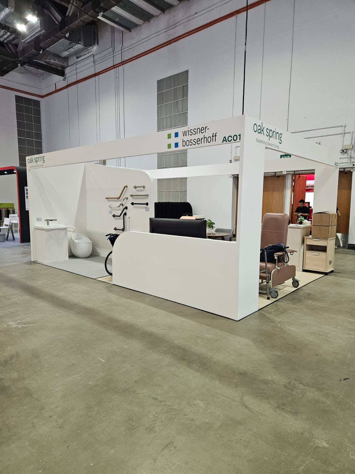 Oak Spring modular display at Marina Bay Sands