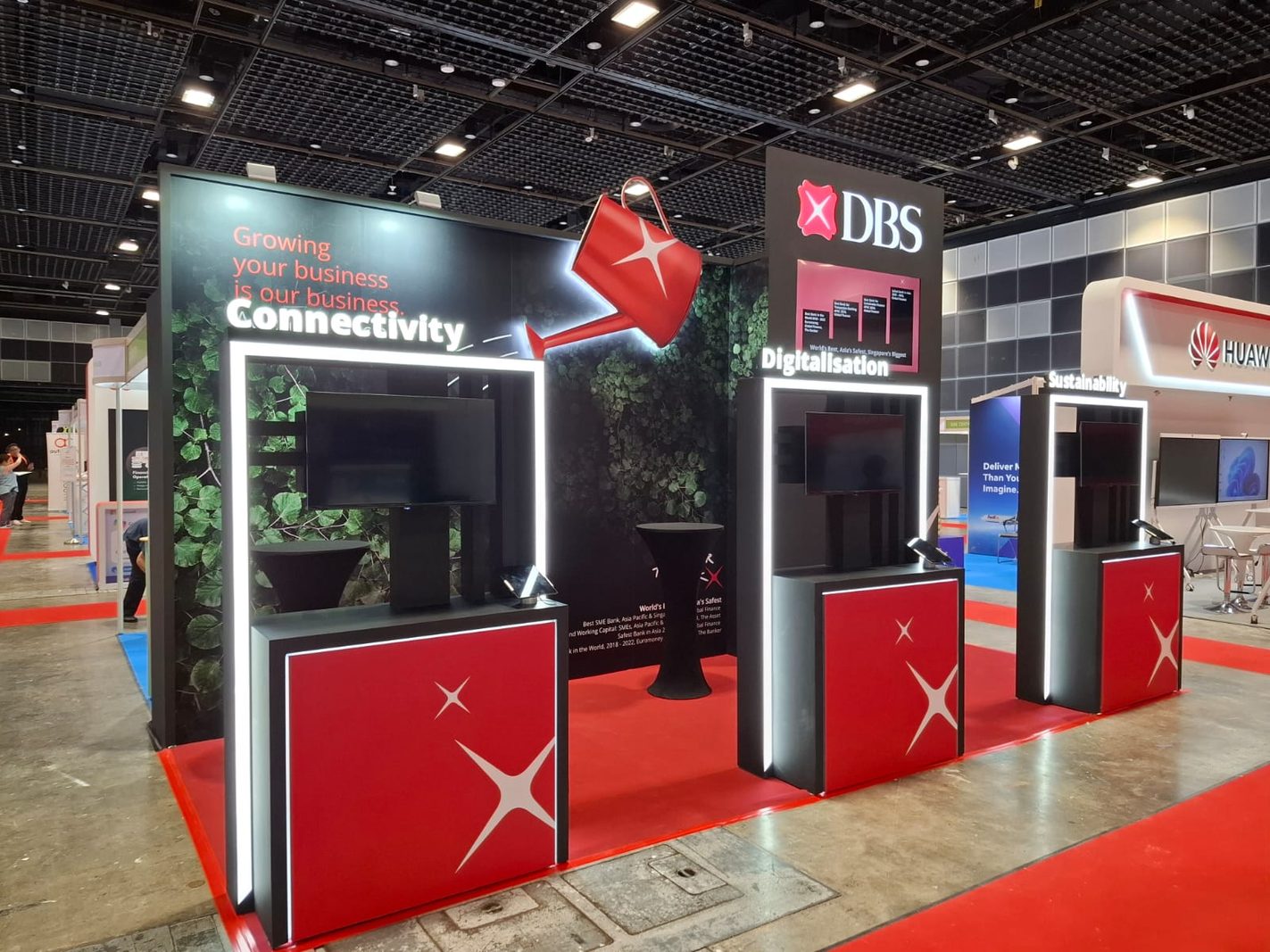 DBS Sustainability event backdrop
